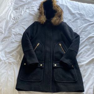 J.Crew Black Chateau Parka - 00